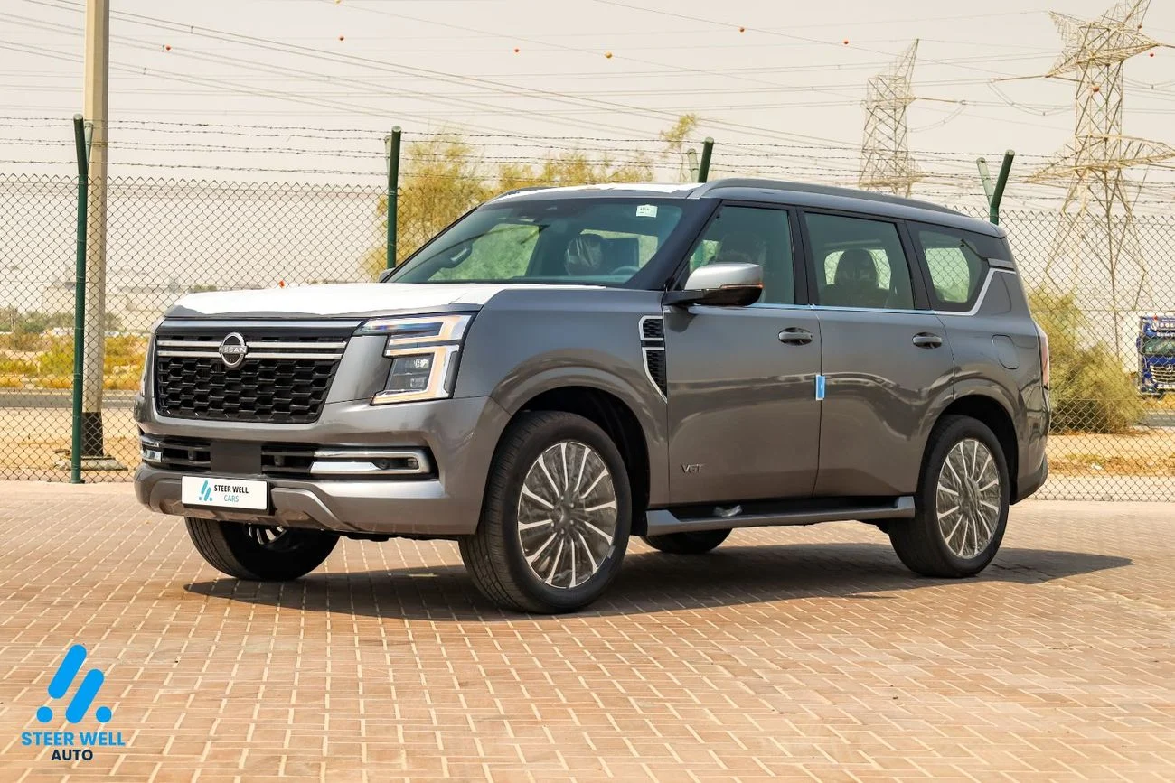 2026 Nissan Patrol LE PLATINUM CITY, grau, 0 km, Import VAE — Foto 1