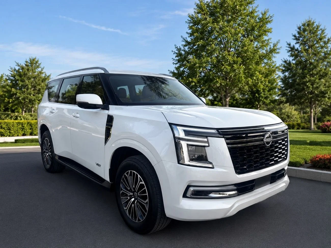 2026 Nissan Patrol LE TITANIUM, weiß, 0 km, Import VAE — Foto 1