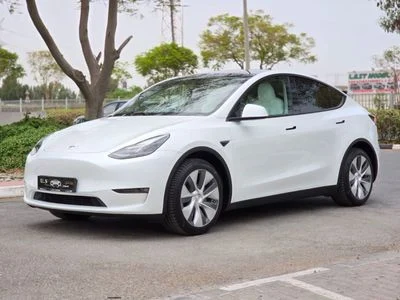 2024 Tesla Model Y LONG RANGE, weiß, 107.000 km, Import VAE — Foto 2 z 16