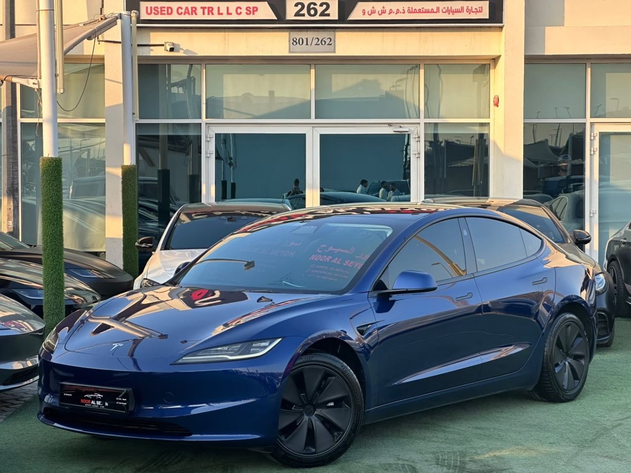 2024 Tesla Model 3 LONG RANGE, blau, 35.000 km, Import VAE — Foto 1