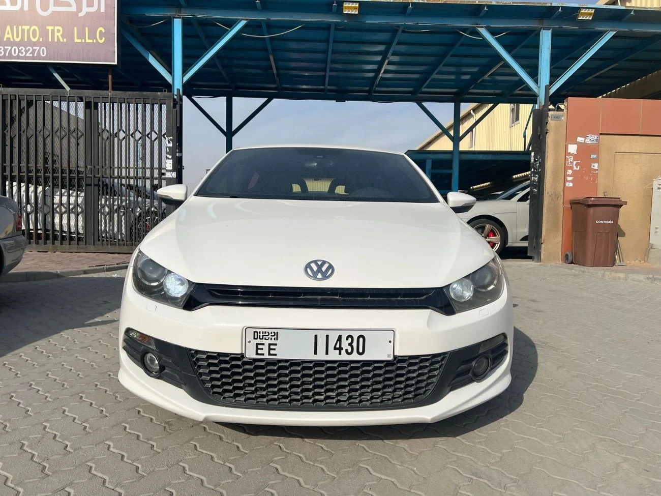 2014 Volkswagen Scirocco, weiß, 197.000 km, Import VAE — Foto 1