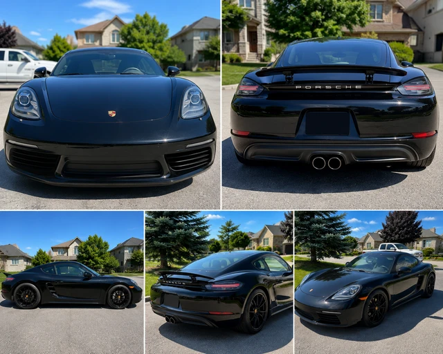 2018 Porsche 718, schwarz, 54.000 km, Import Kanada — Foto 1