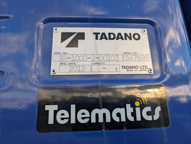 2012 Tadano GR, 1 mth, Import Kanada — Foto 10 z 14
