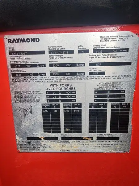 2007 Raymond RSS40, Import Kanada — Foto 12 z 12