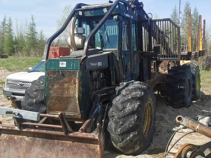 1985 Timberjack 520B-FORWARDER-GREEN 520B Forwarder, grün, Import Kanada — Foto 1