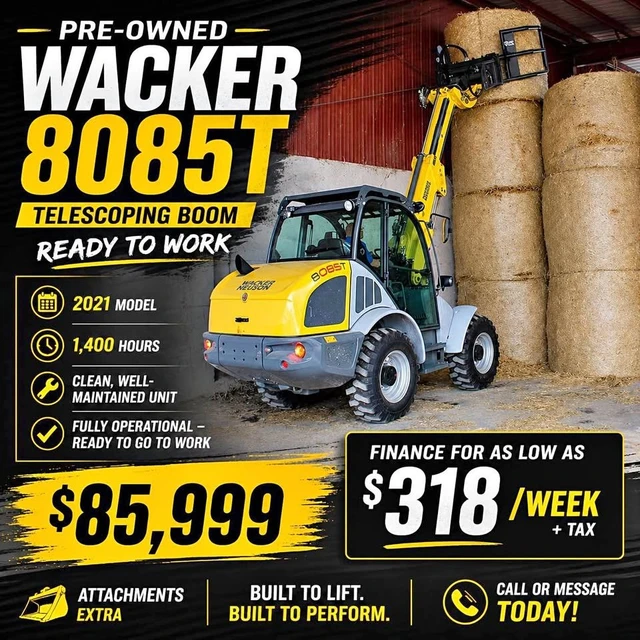 2021 Wacker Neuson 8085T, Import Kanada — Foto 1