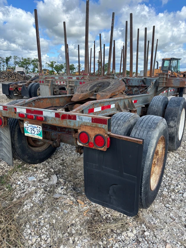 Timmins B-train Log Trailer, Import Kanada — Foto 3 z 5