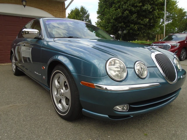 2001 Jaguar Stype, blau, 108.000 km, Import Kanada — Foto 3 z 5