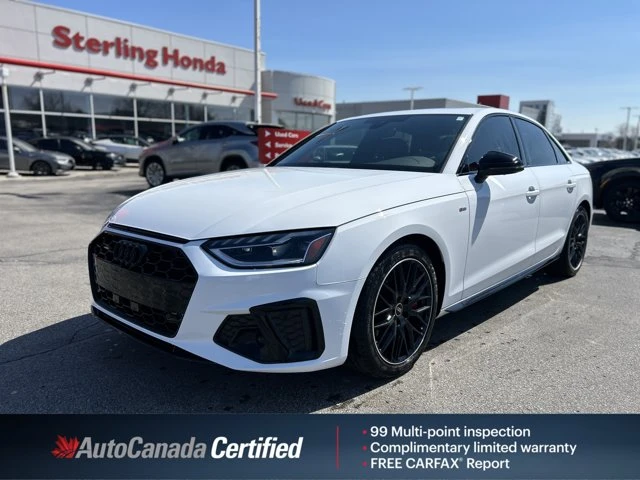 2024 Audi A4 Progressiv, weiß, 33.369 km, Import Kanada — Foto 1