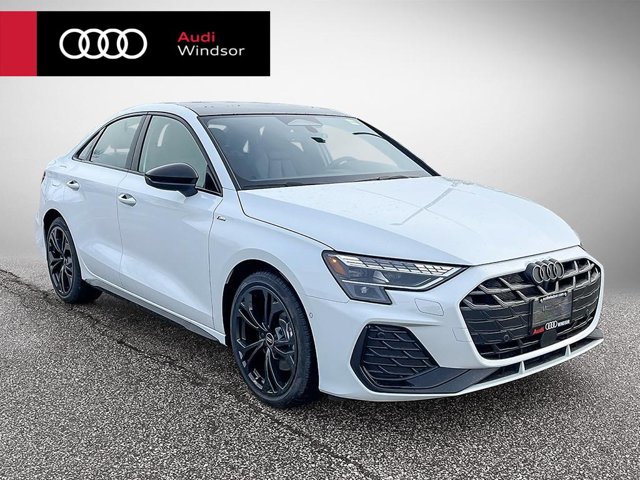 2026 Audi A3 Sedan Progressiv, weiß, 14 km, Import Kanada — Foto 1