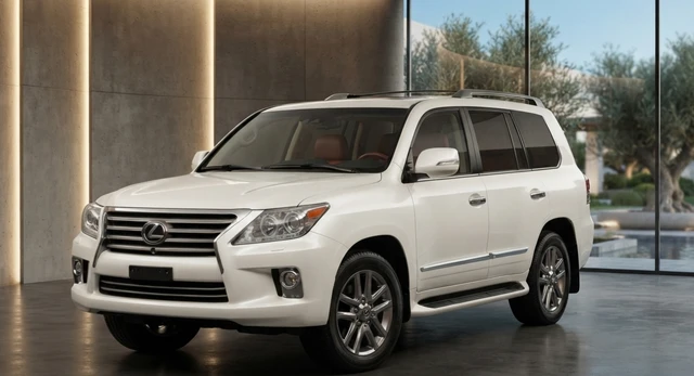 2014 Lexus Lx, weiß, 237.600 km, Import Kanada — Foto 1