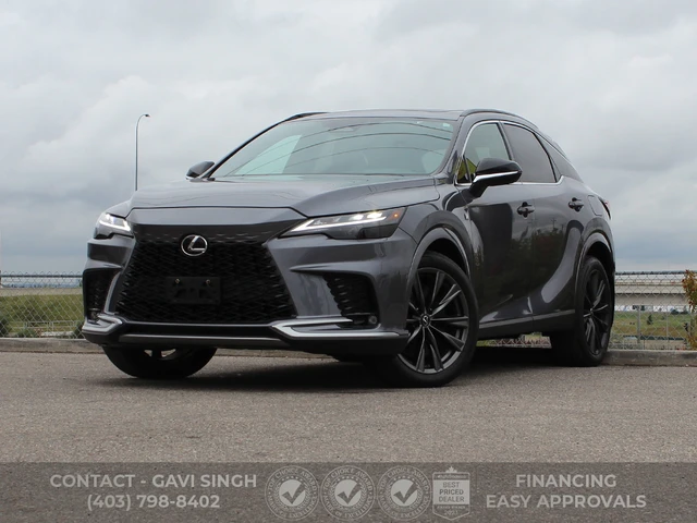 2023 Lexus Rx 350 | F-SPORT | RED LEATHER | HUD, grau, 49.854 km, Import Kanada — Foto 1