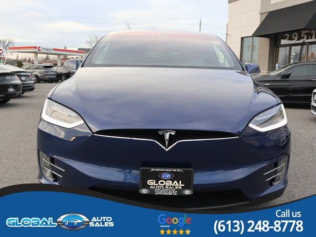 2017 Tesla Model X 75D, blau, 72.366 km, Import Kanada — Foto 2 z 5