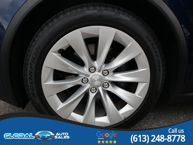 2017 Tesla Model X 75D, blau, 72.366 km, Import Kanada — Foto 4 z 5
