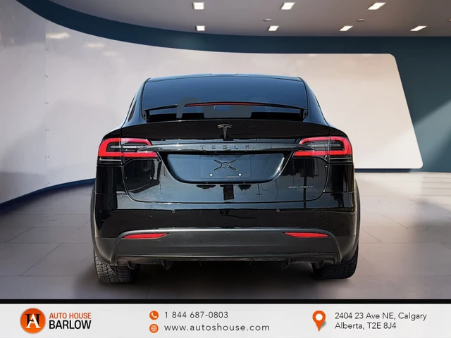 2020 Tesla Model X LONG RANGE PLUS LEATHER SEATS AWD, schwarz, 198.909 km, Import Kanada — Foto 4 z 5