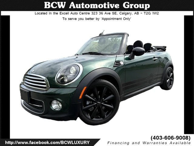 2015 MINI Cooper Convertible Manual Base, grün, 24.138 km, Import Kanada — Foto 1