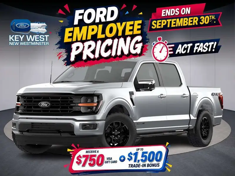 2026 Ford F-150 SuperCrew, silber, 0 km, Import Kanada — Foto 1