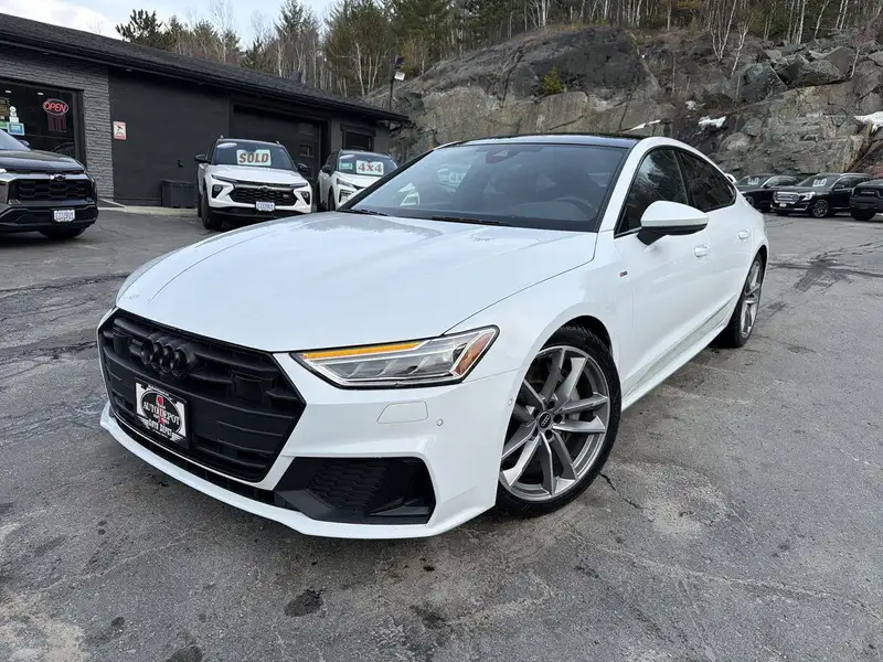 2023 Audi A7 55 Technik, weiß, 47.010 km, Import Kanada — Foto 1