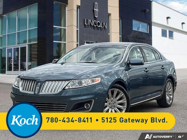 2010 Lincoln Mks BASE, blau, 53.026 km, Import Kanada — Foto 1