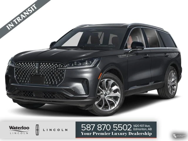 2026 Lincoln Aviator Reserve, schwarz, 10 km, Import Kanada — Foto 1