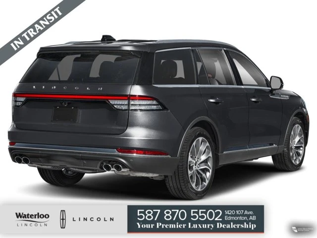 2026 Lincoln Aviator Reserve, schwarz, 10 km, Import Kanada — Foto 2 z 3