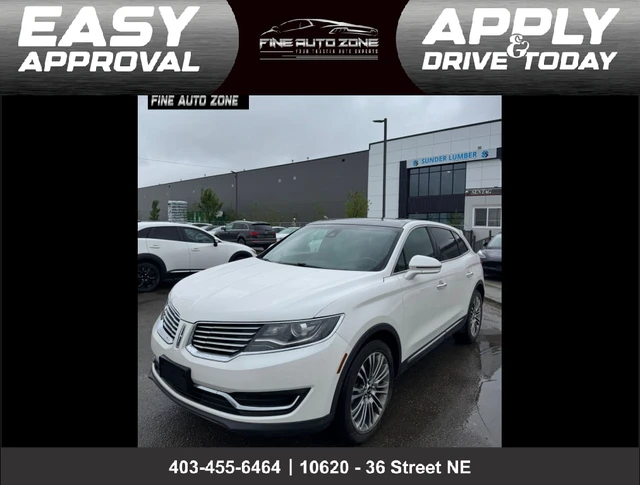 2016 Lincoln Mkx Reserve AWD V6 : No Reported Accidents, weiß, 186.422 km, Import Kanada — Foto 1