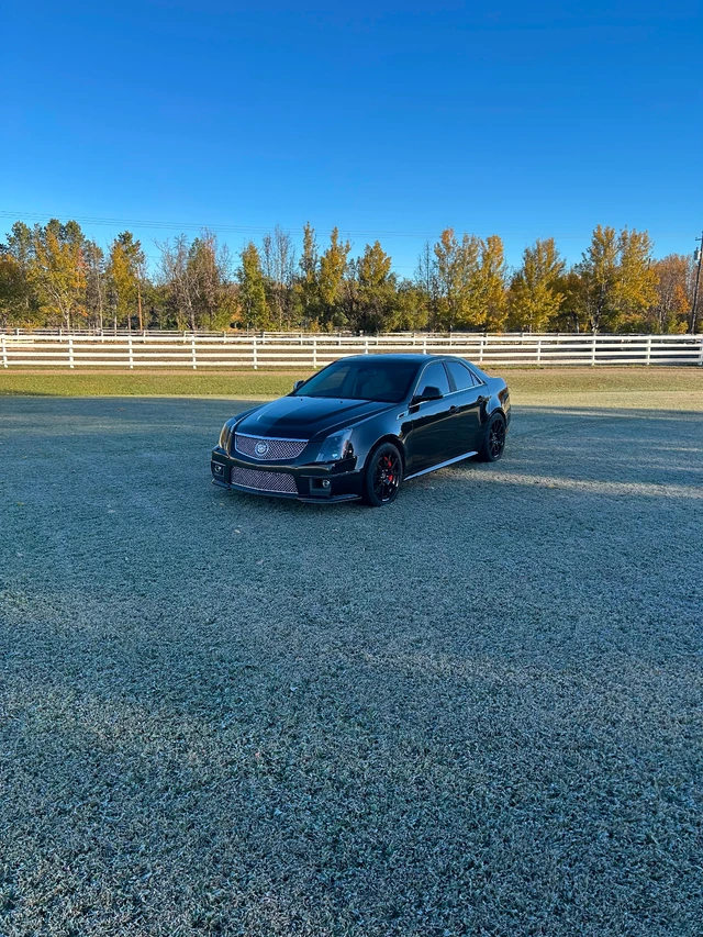 2012 Cadillac Cts-V, schwarz, 61.564 km, Import Kanada — Foto 1