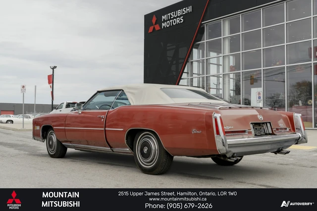 1976 Cadillac Eldorado CONVERTABLE, rot, 69.036 km, Import Kanada — Foto 5 z 19
