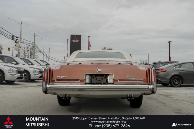 1976 Cadillac Eldorado CONVERTABLE, rot, 69.036 km, Import Kanada — Foto 6 z 19