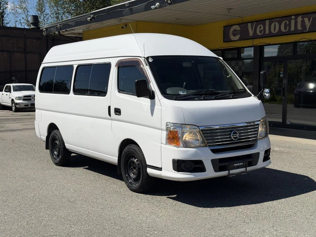 2007 Nissan Caravan Turbo Diesel, weiß, 61.370 km, Import Kanada — Foto 1