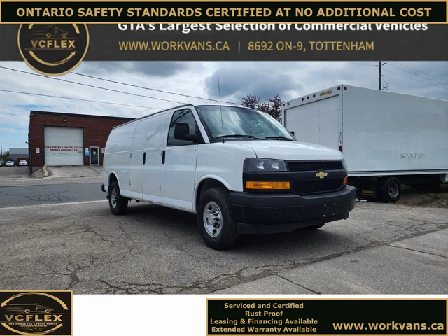 2020 GMC Savana Van G2500 155WB Extended Cargo - 4.3L V6 Gasoline, weiß, 100.000 km, Import Kanada — Foto 1