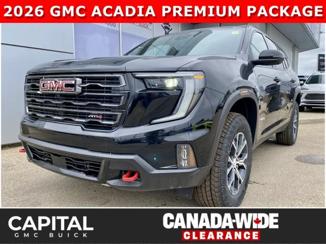 2026 GMC Acadia AT4, schwarz, 3 km, Import Kanada — Foto 1