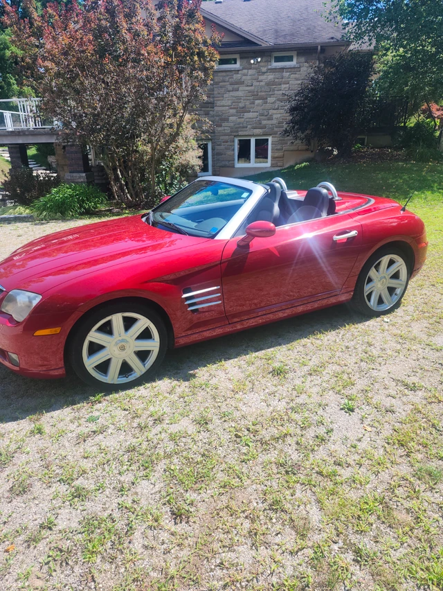 2005 Chrysler Crossfire Limited, rot, 88.088 km, Import Kanada — Foto 1