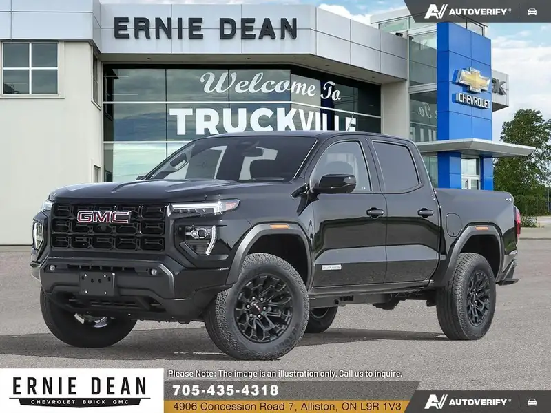 2026 GMC Canyon Elevation, schwarz, 0 km, Import Kanada — Foto 1