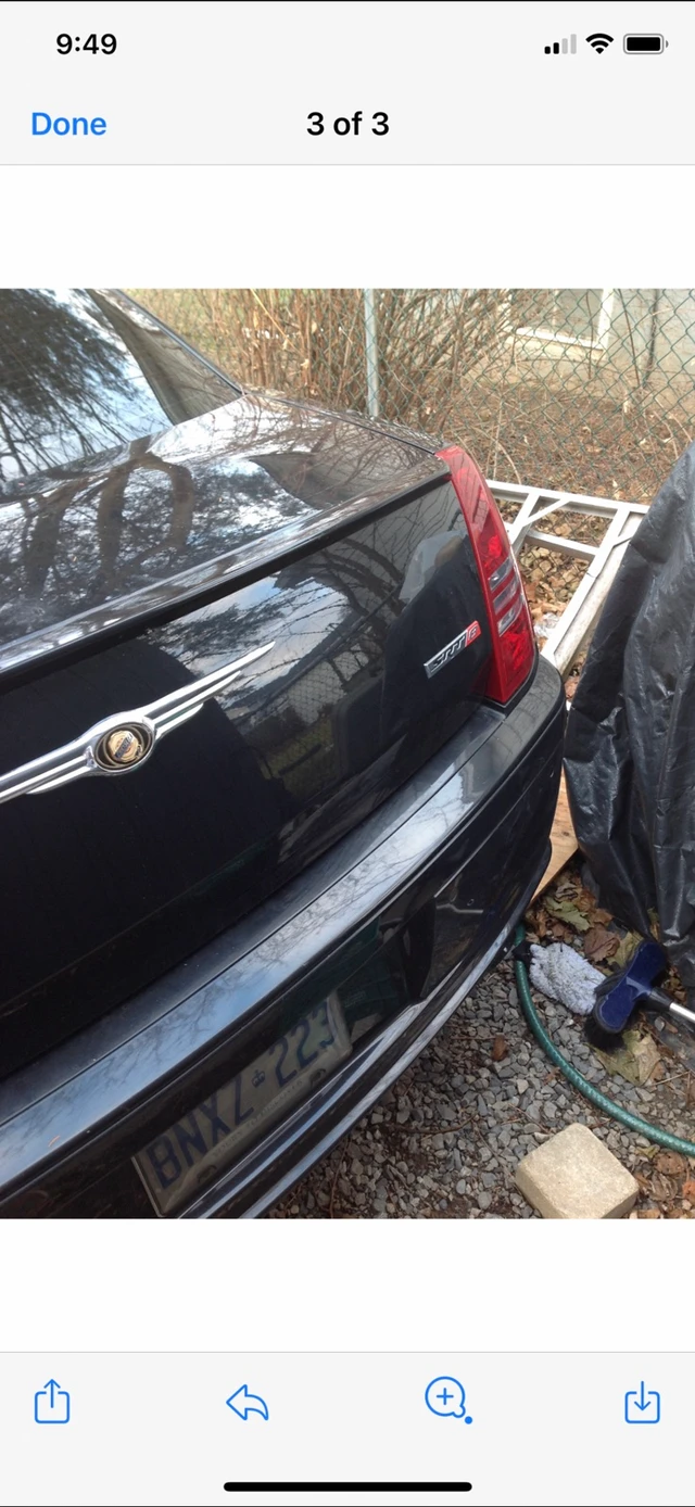 2006 Chrysler 300 Srt8, schwarz, 53.000 km, Import Kanada — Foto 2 z 5