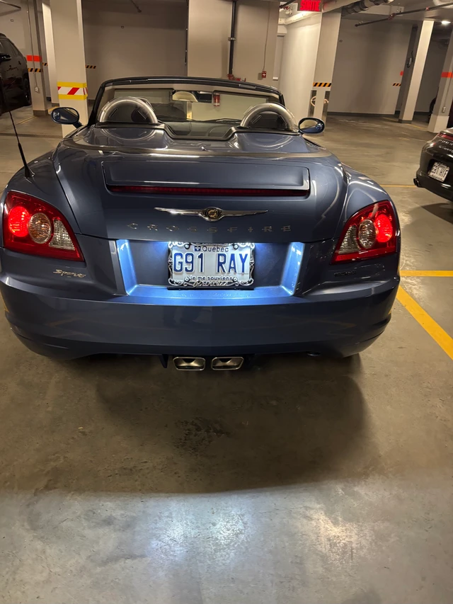 2005 Chrysler Crossfire, blau, 46.700 km, Import Kanada — Foto 3 z 5