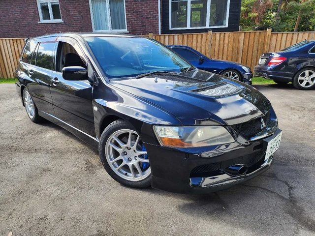 2005 Mitsubishi Evolution, schwarz, 92.000 km, Import Kanada — Foto 2 z 5
