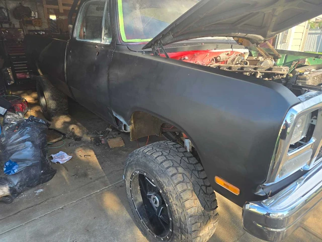 1990 Dodge Ram2500, schwarz, 300 km, Import Kanada — Foto 4 z 5