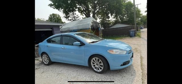 2013 Dodge Dart Limited, blau, 196.000 km, Import Kanada — Foto 1