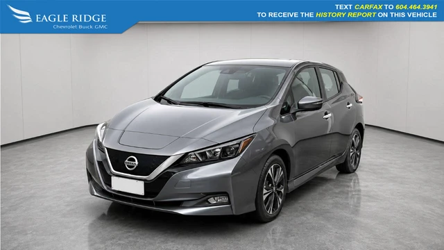 2021 Nissan Leaf SV, schwarz, 70.709 km, Import Kanada — Foto 1