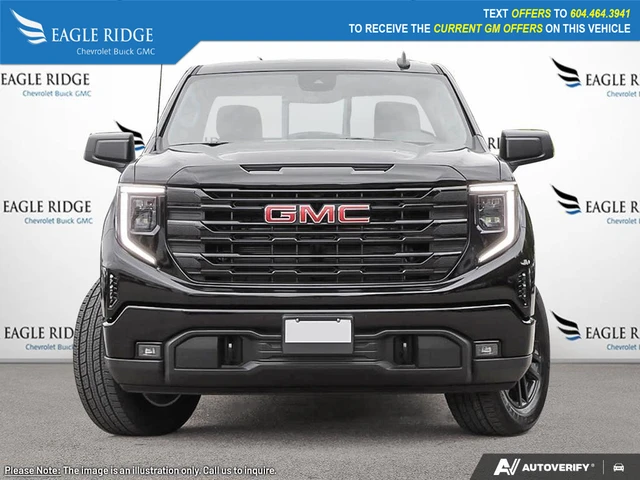 2026 GMC Sierra 1500 Elevation, schwarz, 1 km, Import Kanada — Foto 2 z 5