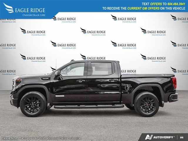 2026 GMC Sierra 1500 Elevation, schwarz, 1 km, Import Kanada — Foto 3 z 5