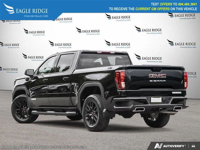 2026 GMC Sierra 1500 Elevation, schwarz, 1 km, Import Kanada — Foto 4 z 5