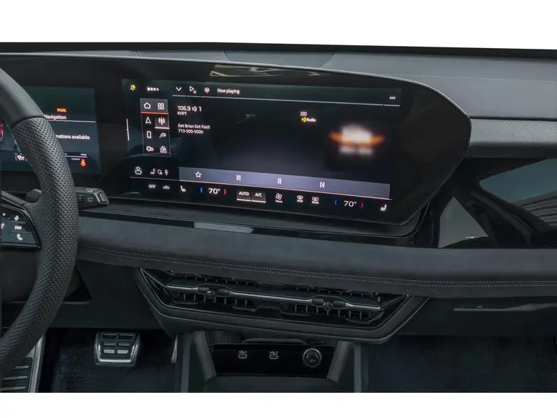 2027 Audi SQ6 e-tron Technik, schwarz, 90 km, Import Kanada — Foto 6 z 11