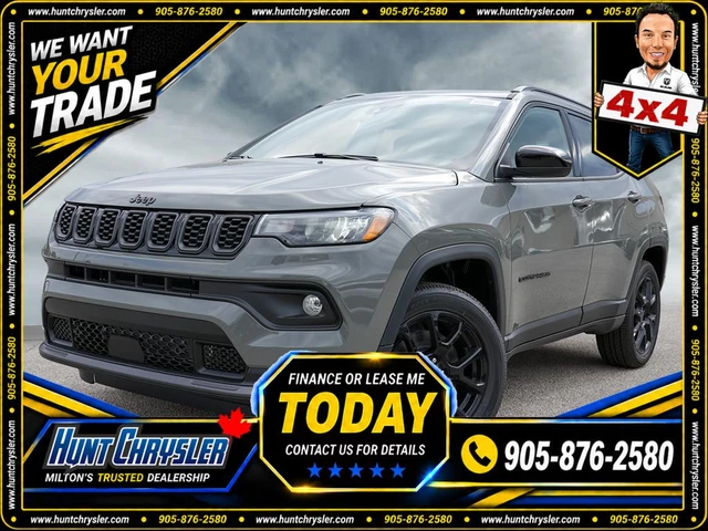 2026 Jeep Compass Altitude, grau, 11 km, Import Kanada — Foto 1