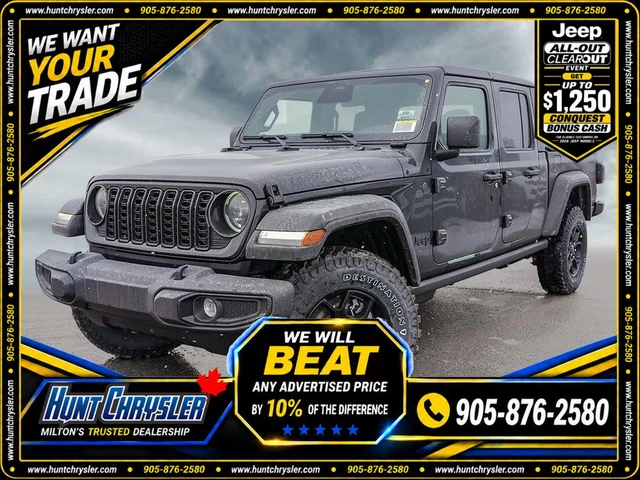 2026 Jeep Gladiator Willys, schwarz, 11 km, Import Kanada — Foto 1