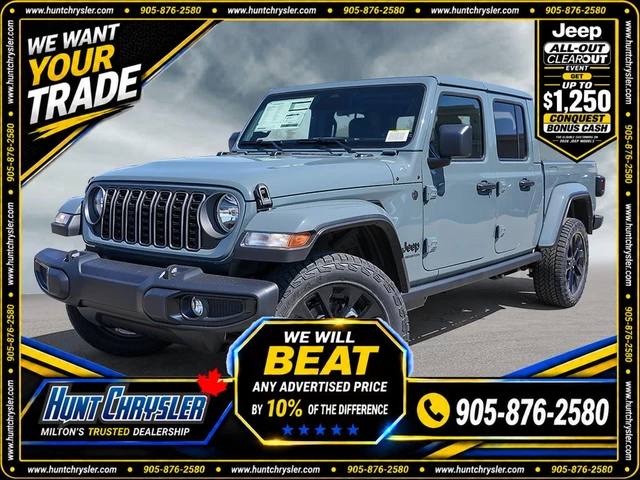 2026 Jeep Gladiator Nighthawk, blau, 11 km, Import Kanada — Foto 1 z 5 2026 Jeep Gladiator Nighthawk, blau, 11 km, Import Kanada — Foto 1 z 5
