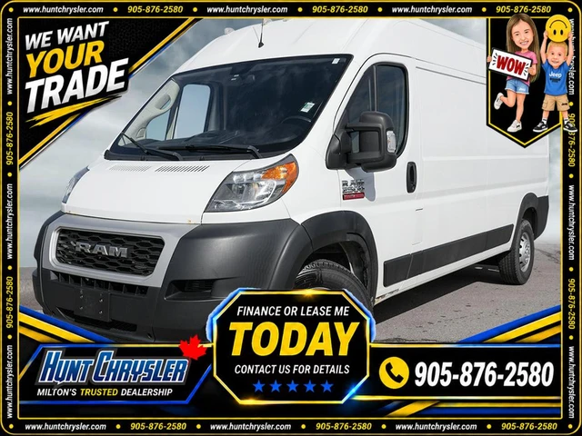2019 RAM ProMaster Cargo Van 2500 | 159 Wb | High, weiß, 148.518 km, Import Kanada — Foto 1