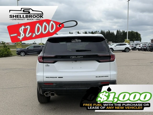 2026 GMC Acadia Elevation, weiß, 1 km, Import Kanada — Foto 4 z 5