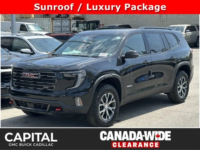 2026 GMC Acadia AT4, schwarz, 5 km, Import Kanada — Foto 1 z 20 2026 GMC Acadia AT4, schwarz, 5 km, Import Kanada — Foto 1 z 20